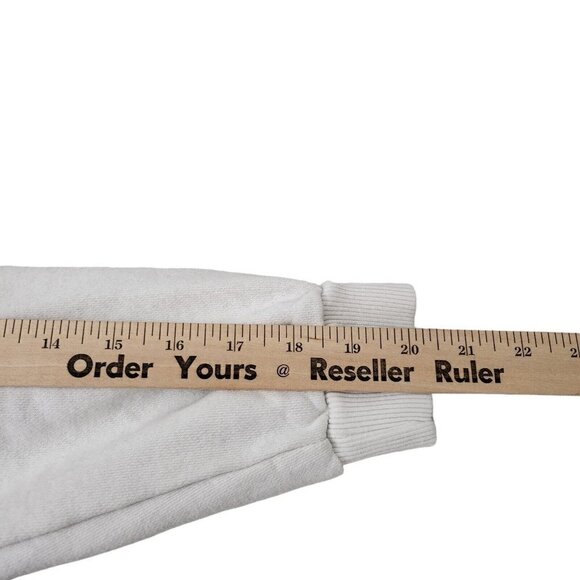 Zara Mini Dress Small White Positive Energy Season Plush Jersey Bloggers‎ Fave - Picture 8 of 9